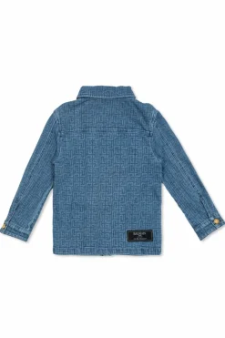 Balmain Kids BLUE Denim jacket