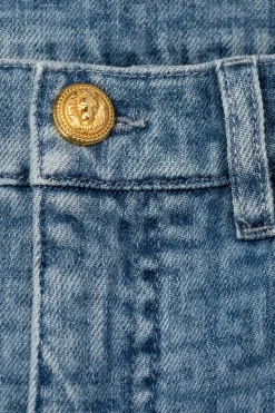 Balmain Kids BLUE Denim shorts