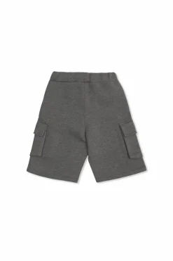 Balmain Kids GREY Logo shorts