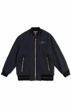 Balmain Kids NAVY BLUE Bomber jacket