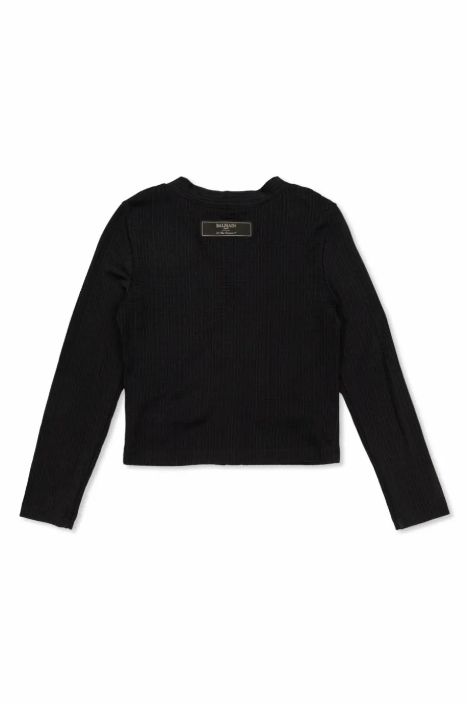 Balmain Kids NAVY BLUE Cardigan with monogram