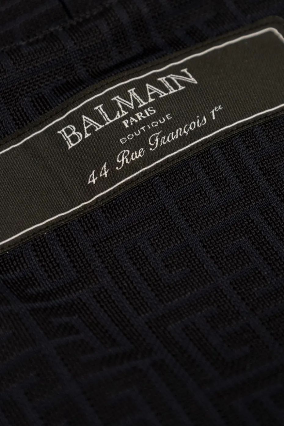 Balmain Kids NAVY BLUE Cardigan with monogram