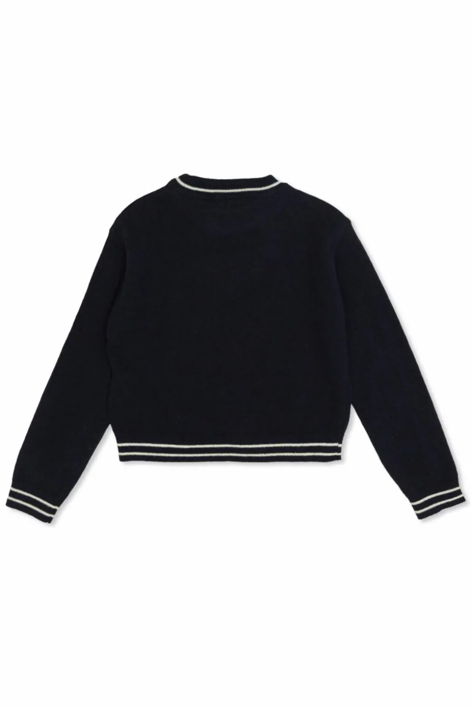 Balmain Kids NAVY BLUE Wool sweater