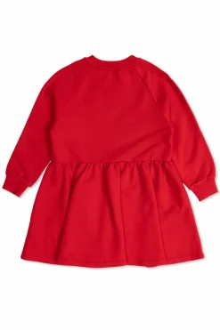 Balmain Kids RED Dress with logo