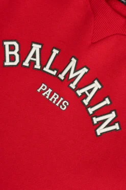 Balmain Kids RED Dress with logo