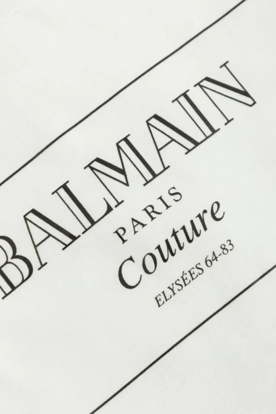 Balmain Kids WHITE T-shirt with logo