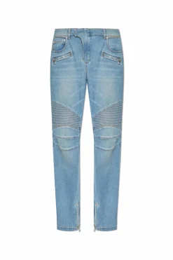 Balmain light blue Jeans with logo