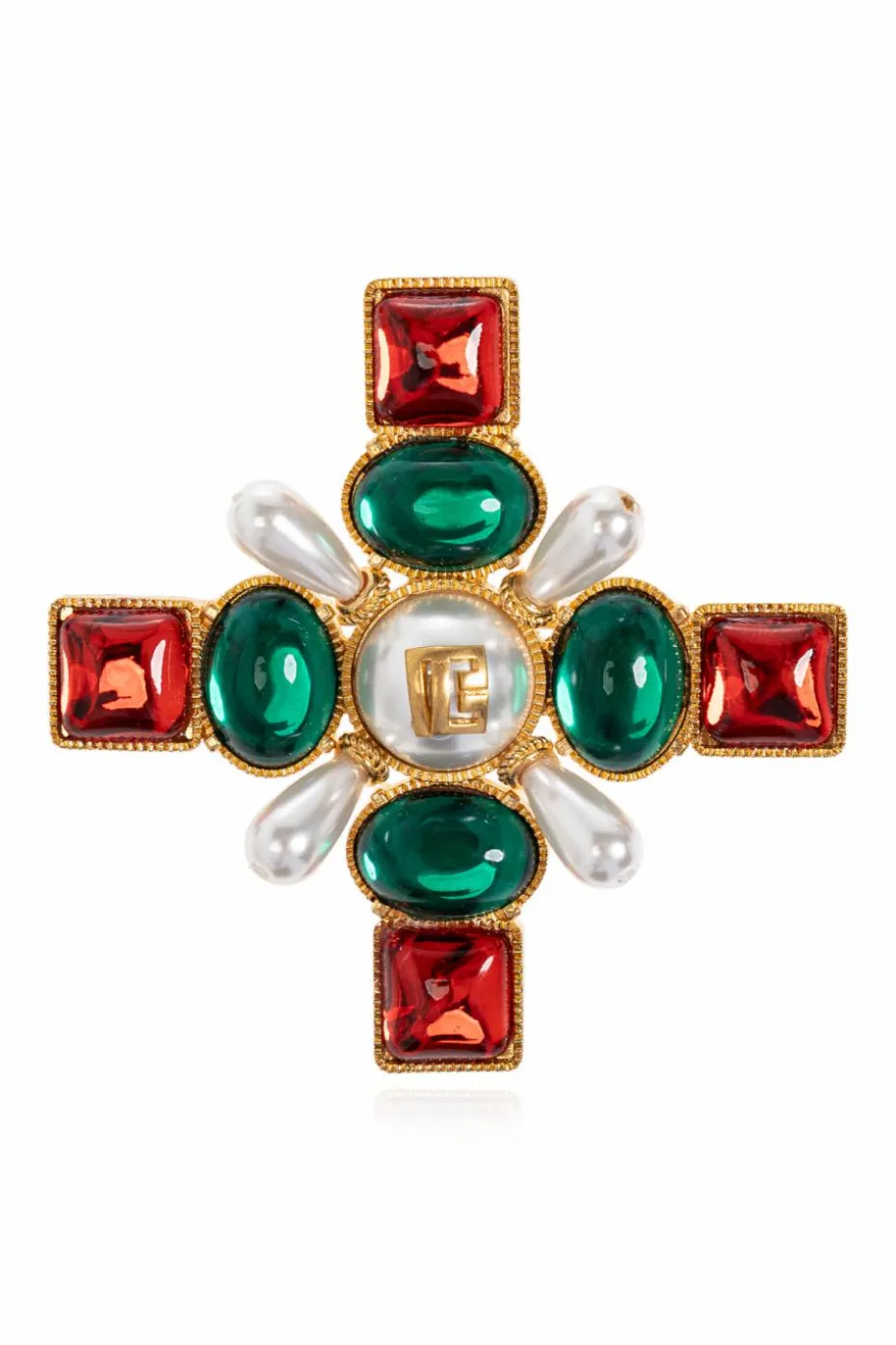 Balmain MULTICOLOUR Brooch with crystals