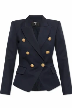 Balmain NAVY BLUE Blazer with buttons
