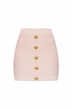 Balmain PINK Knit skirt