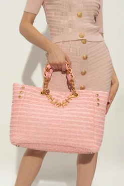 Balmain PINK Shopper bag