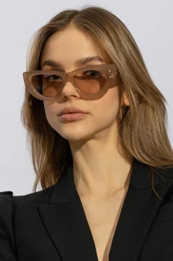 Balmain PINK Sunglasses with logo