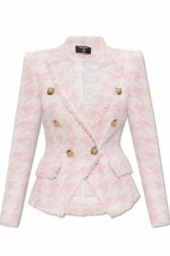 Balmain PINK Tweed blazer