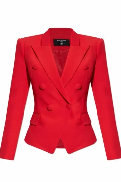 Balmain RED Double-breasted blazer