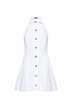 Balmain WHITE Backless dress