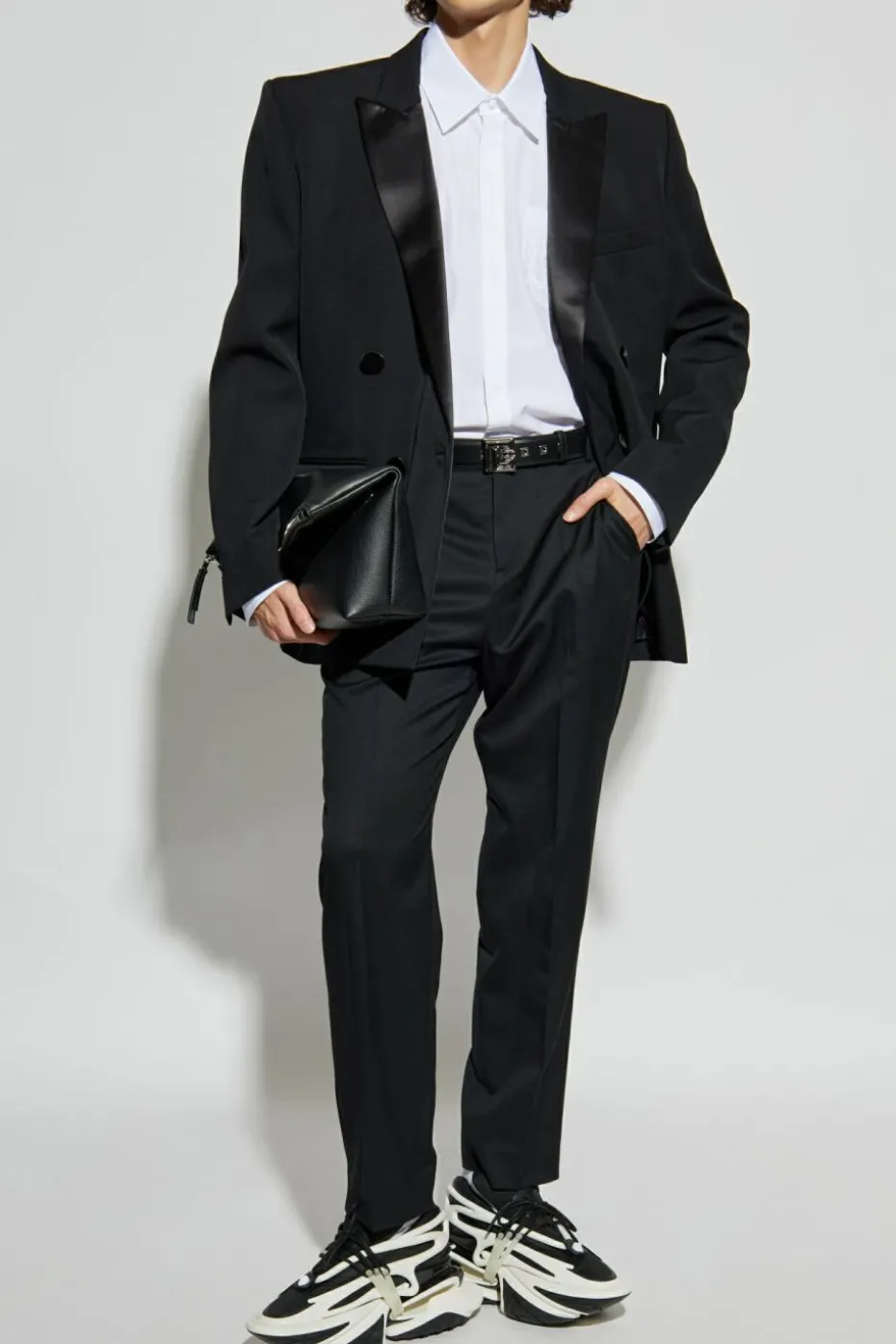 Balmain WHITE Cotton shirt with pocket