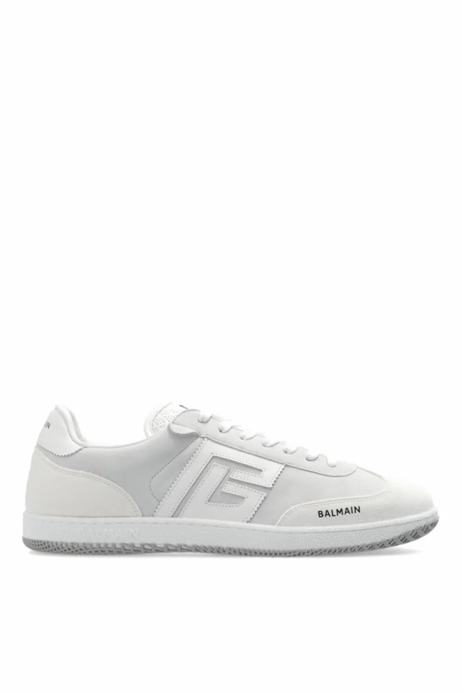 Balmain WHITE Low Top Lace Sneakers