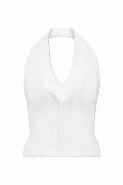 Balmain WHITE Open-back top