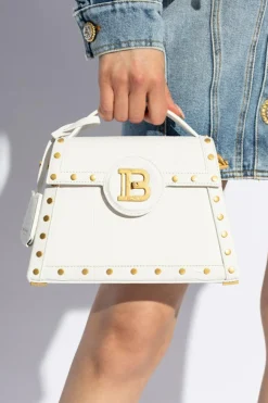 Balmain WHITE Shoulder Bag B-Buzz Dynasty