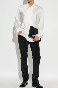 Balmain WHITE Silk shirt