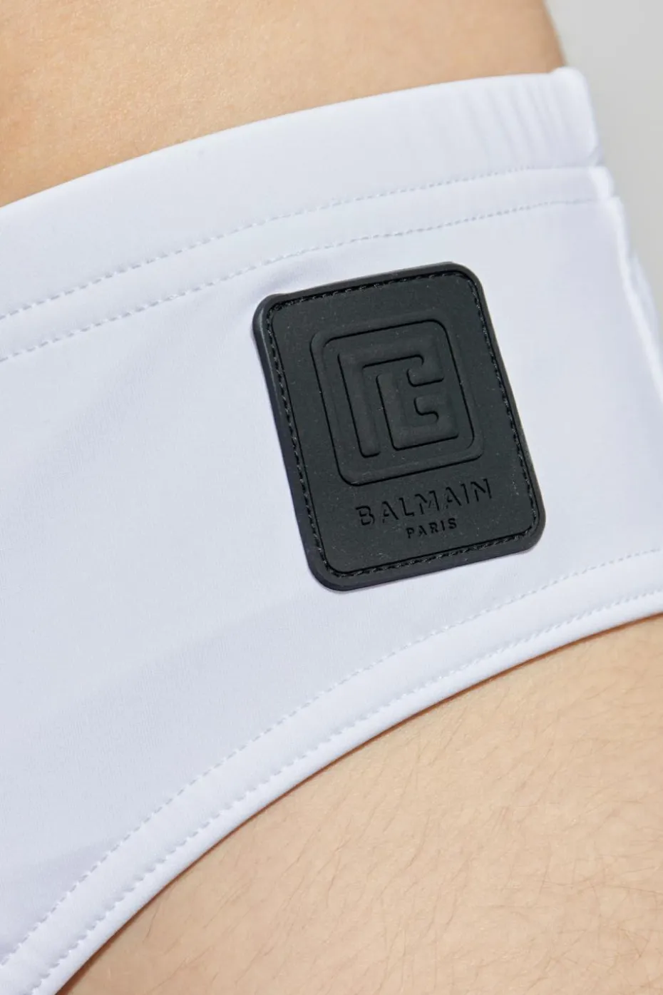 Balmain WHITE Swim Trunks