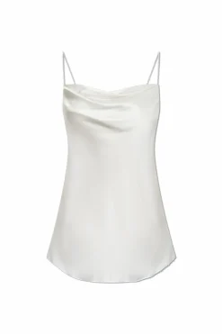 Balmain WHITE Top with raw finish