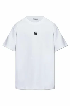 Balmain WHITE T-shirt with logo
