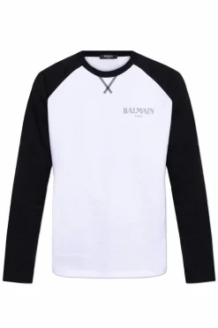 Balmain WHITE T-shirt with logo