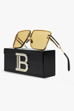 Balmain YELLOW ‘Gendarme’ sunglasses