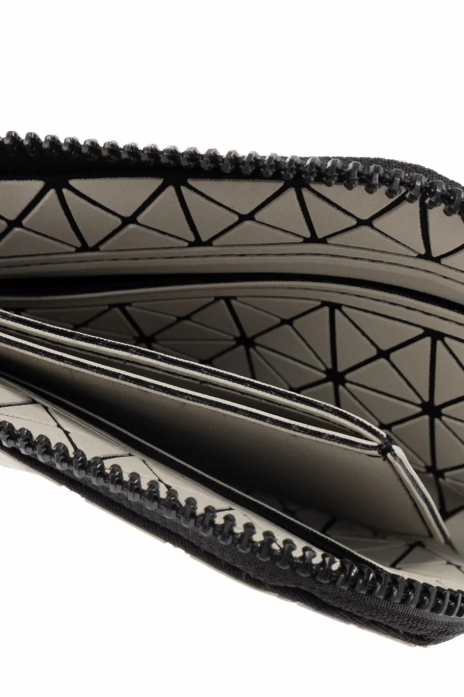 Bao Bao Issey Miyake GREY Wallet with geometric pattern