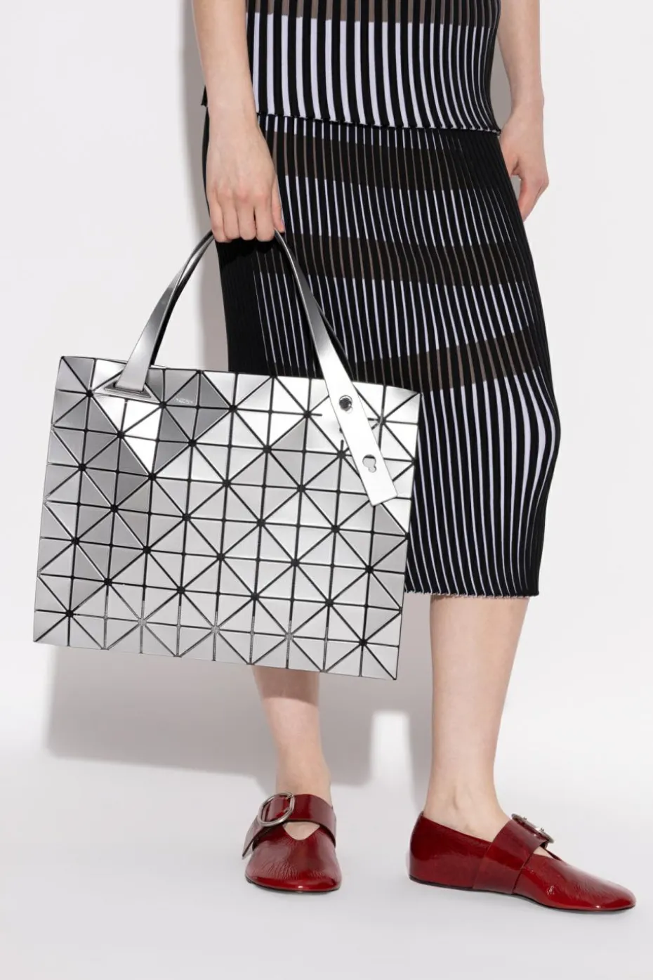 Bao Bao Issey Miyake SILVER Shopper-type bag