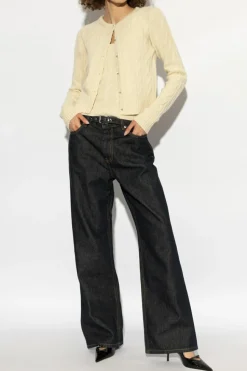 Blumarine cream Wool Top