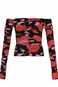 Blumarine RED Draped Top
