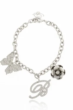 Blumarine SILVER Bracelet with charms