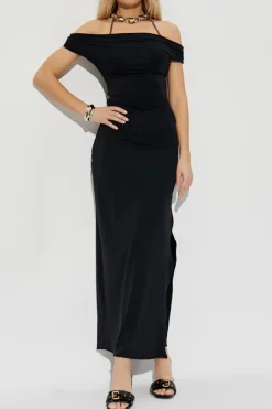 Bond-Eye BLACK Beach dress Nixi Maxi