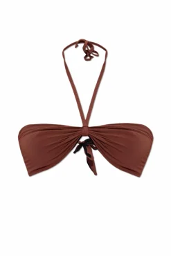 Bond-Eye BROWN Reversible bikini top Ida Tie