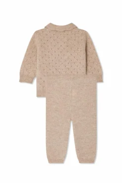 Bonpoint beige Cashmere set