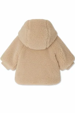 Bonpoint beige Hooded jacket