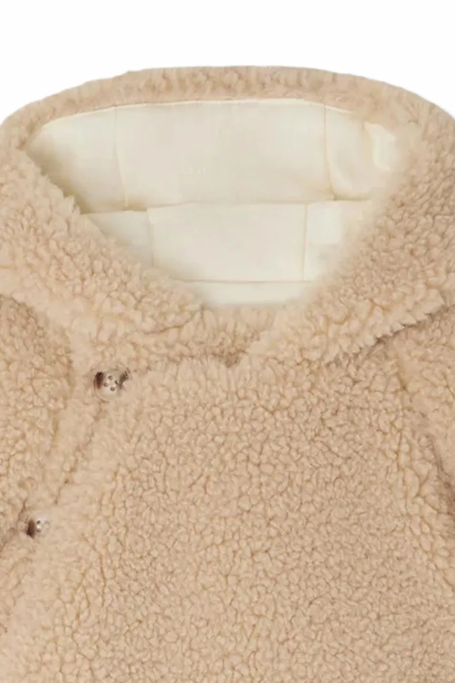 Bonpoint beige Hooded jacket