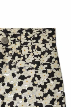 Bonpoint BLACK Floral print pants