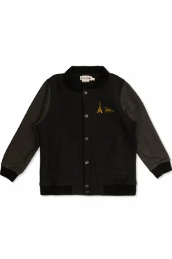 Bonpoint BLACK Jacket with patch
