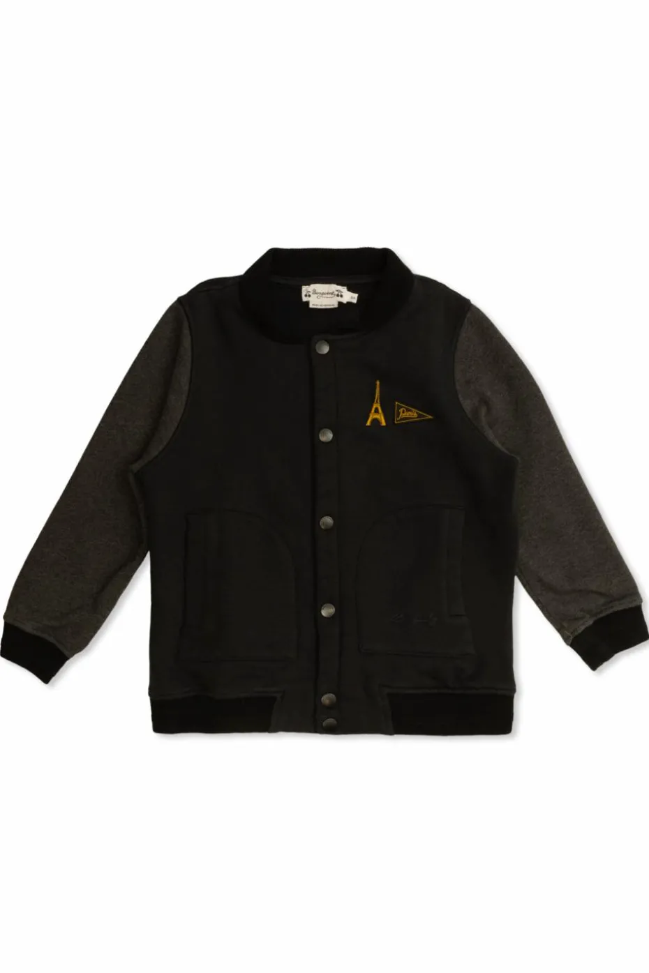 Bonpoint BLACK Jacket with patch