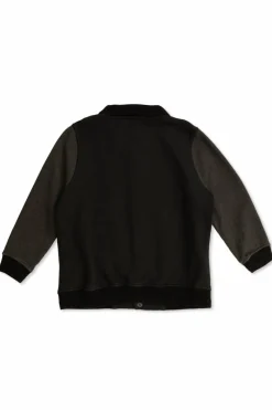 Bonpoint BLACK Jacket with patch