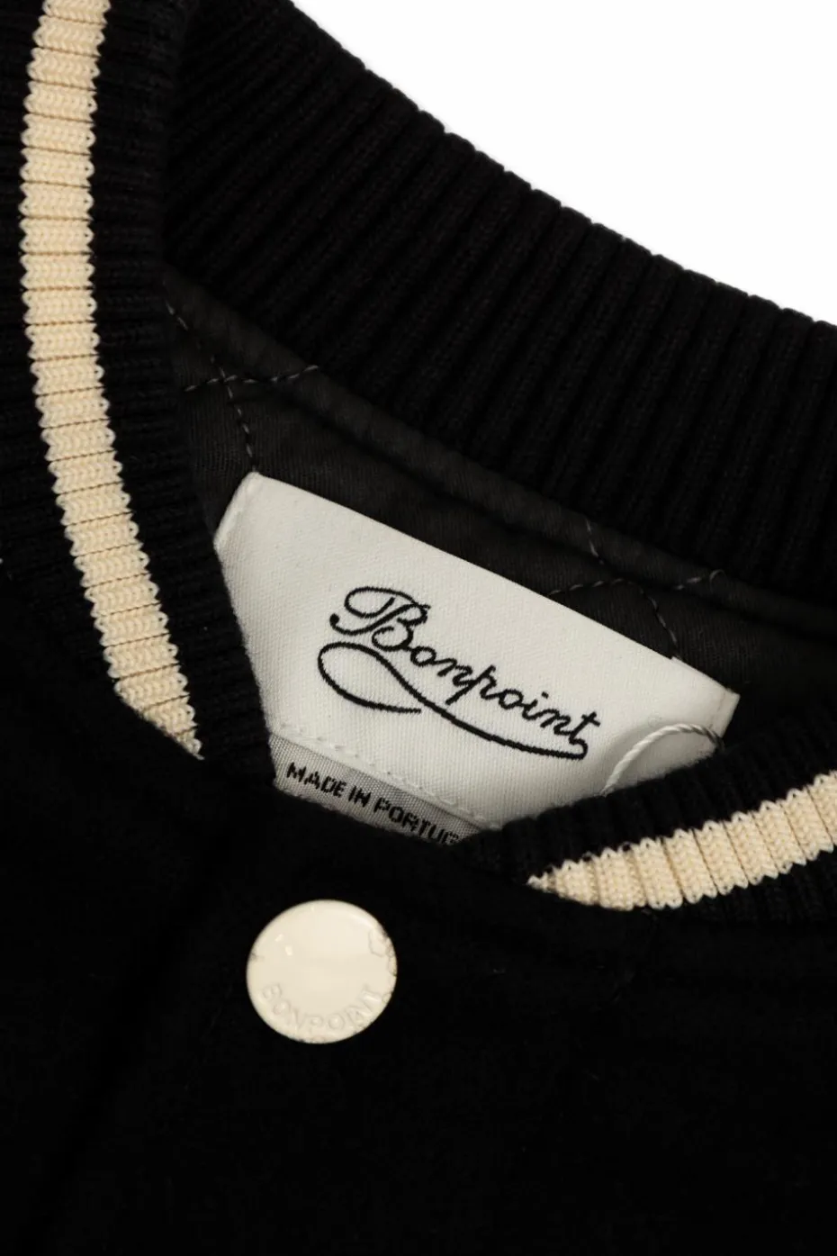 Bonpoint BLACK Jacket with pattern