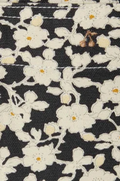 Bonpoint BLACK Jacket with floral motif