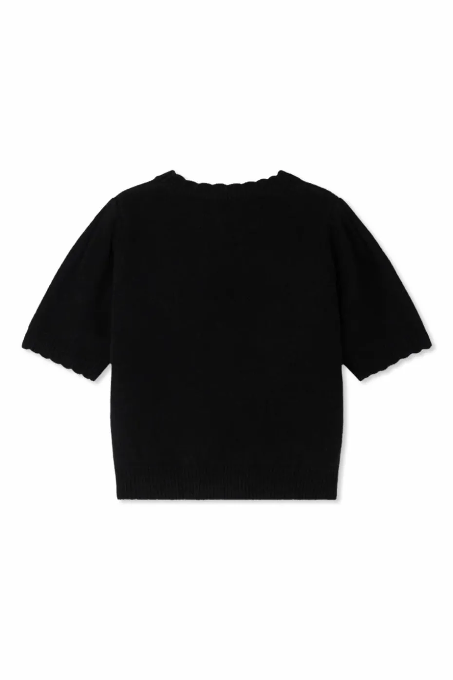 Bonpoint BLACK Sweater with appliqués