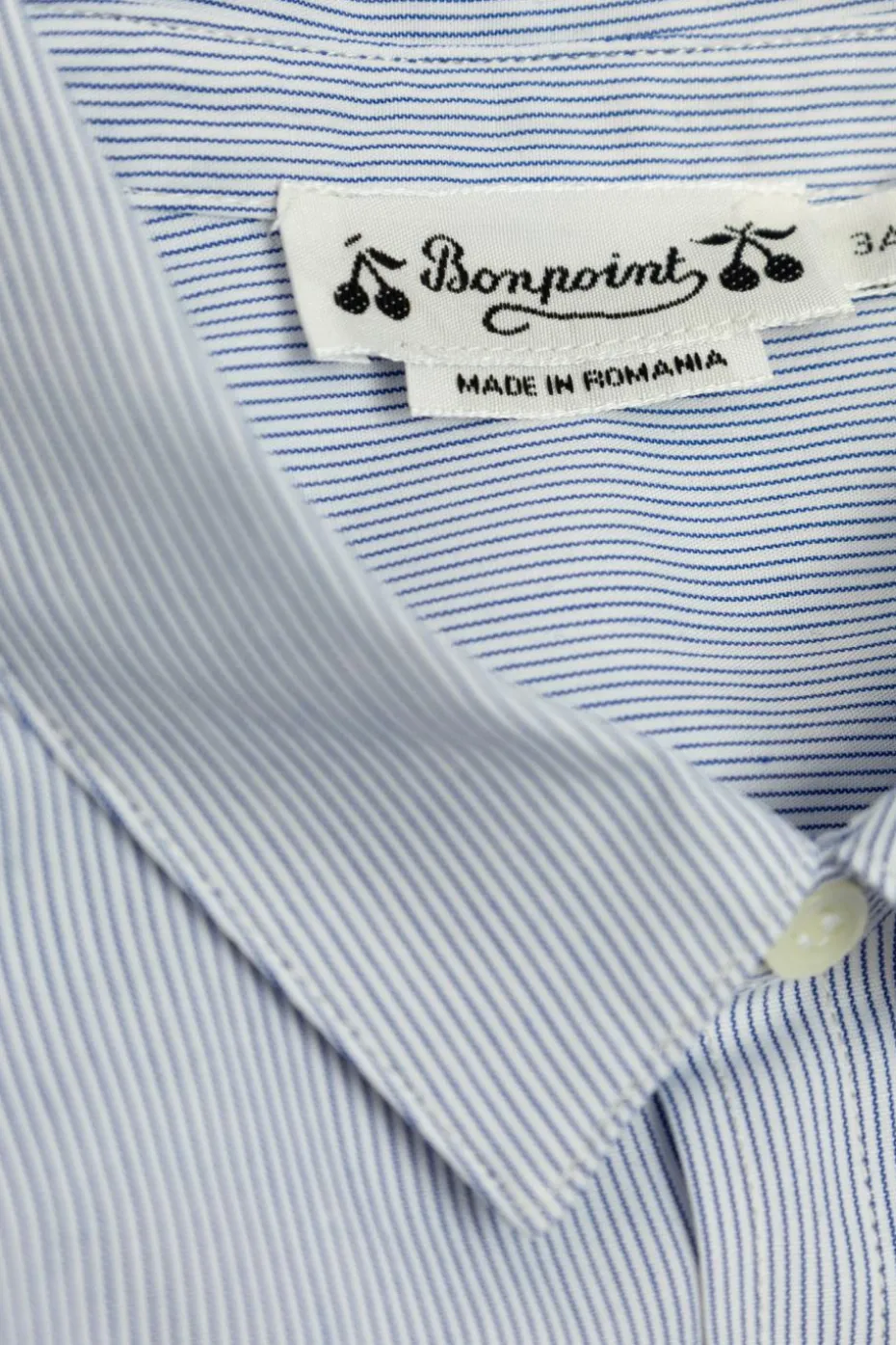 Bonpoint BLUE Striped Shirt