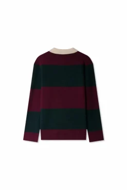 Bonpoint BURGUNDY Sweater with collar
