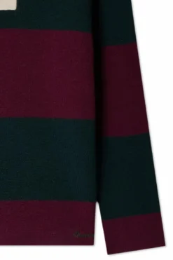 Bonpoint BURGUNDY Sweater with collar