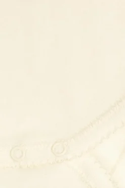 Bonpoint cream Baby bodysuit with short sleeves
